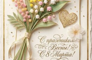 «С Международным женским днём!»